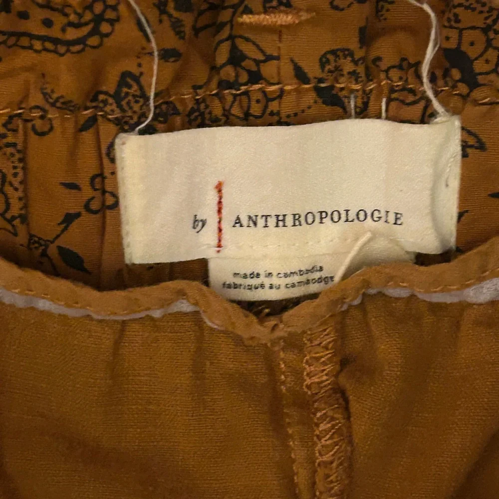 By Anthropologie Size XS Straight Leg High Rise Malin Utility Pants Belted Waist